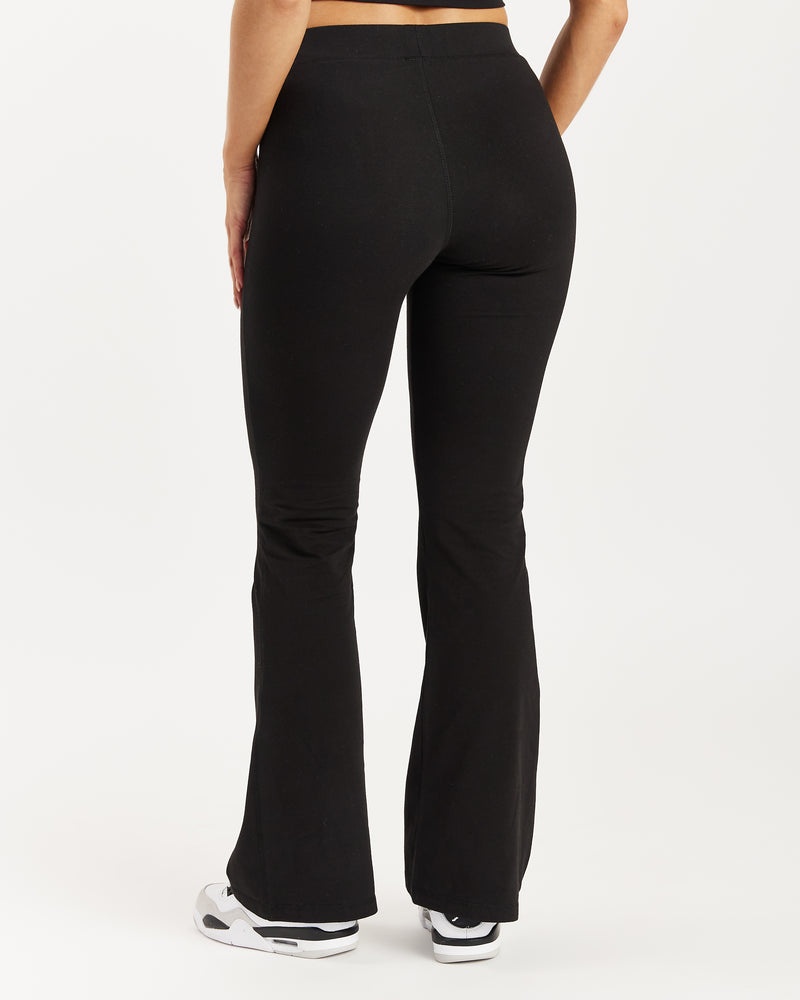 Women's Hoodrich OG Core Flared Leggings Black | 08529-GTMW