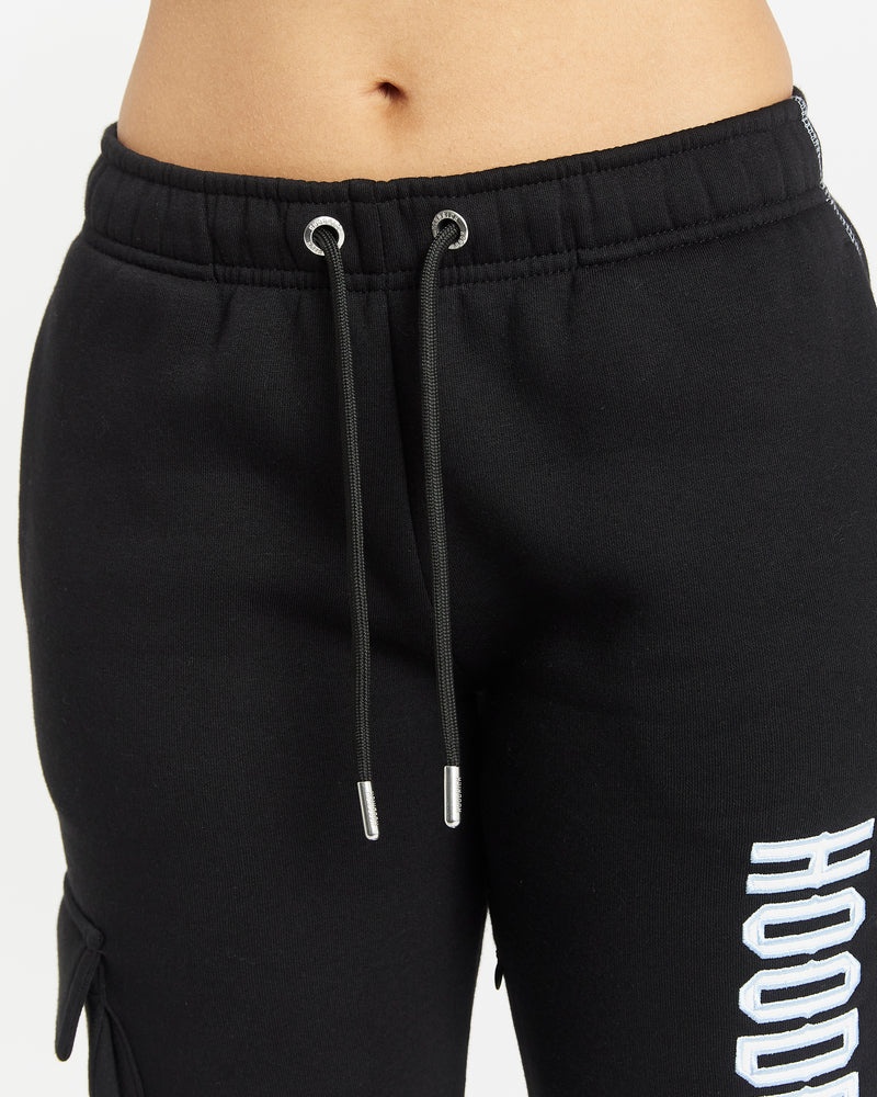 Women's Hoodrich OG Distinct Slim Fit Joggers Black | 94765-ZSPR