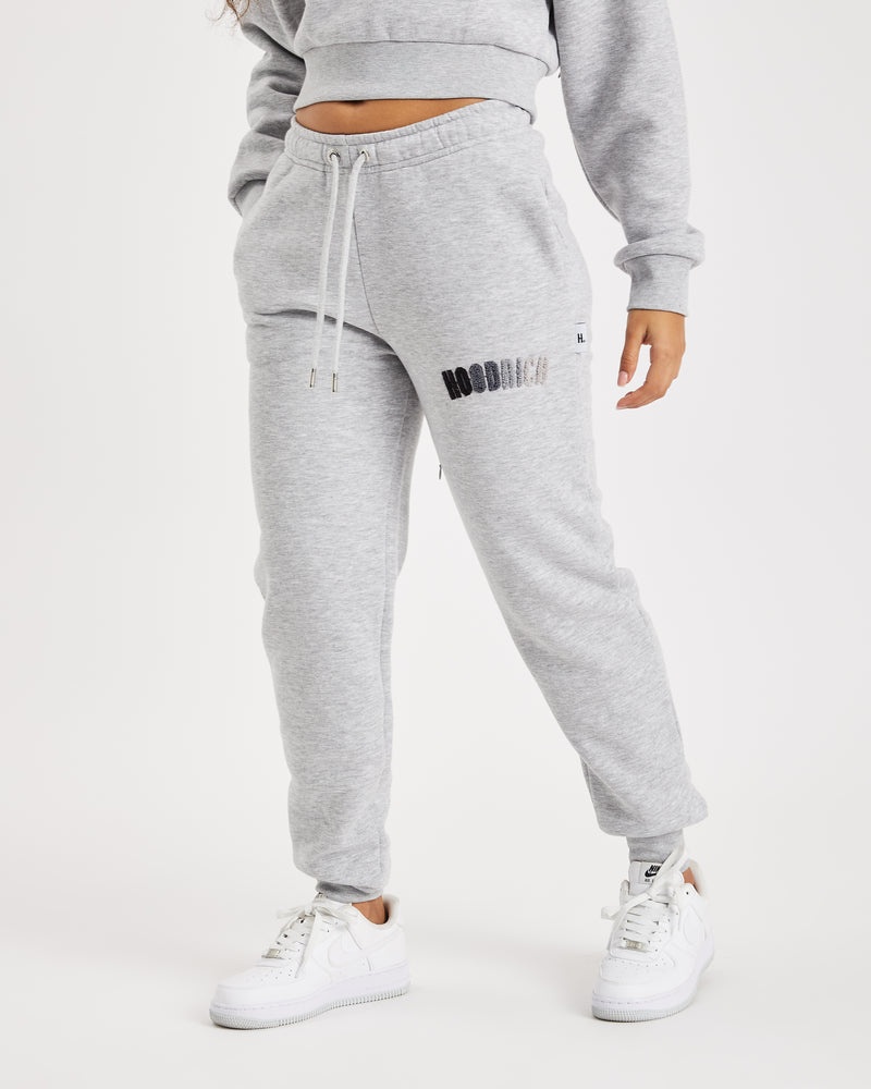 Women's Hoodrich OG Kraze Joggers Grey | 20491-FIDX