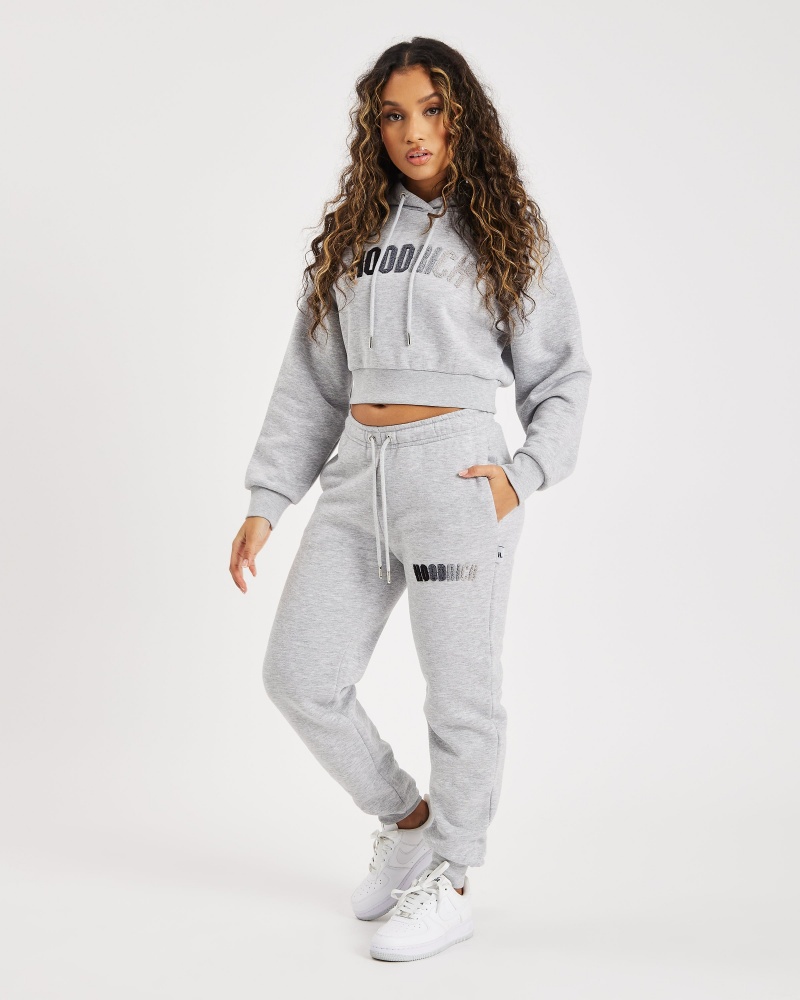 Women\'s Hoodrich OG Kraze Joggers Grey | 20491-FIDX