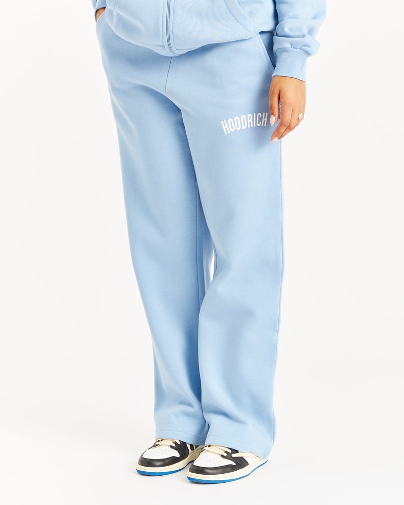 Women's Hoodrich OG Staple Wide Leg Joggers Blue | 87362-UDJA