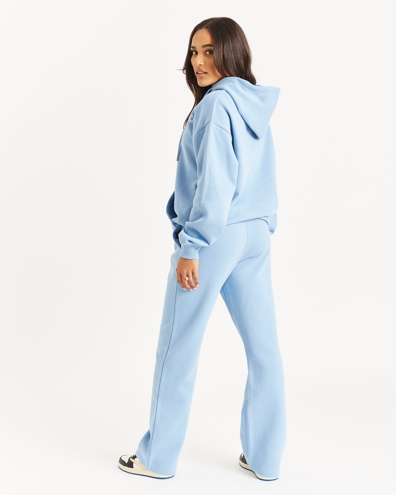 Women's Hoodrich OG Staple Wide Leg Joggers Blue | 87362-UDJA