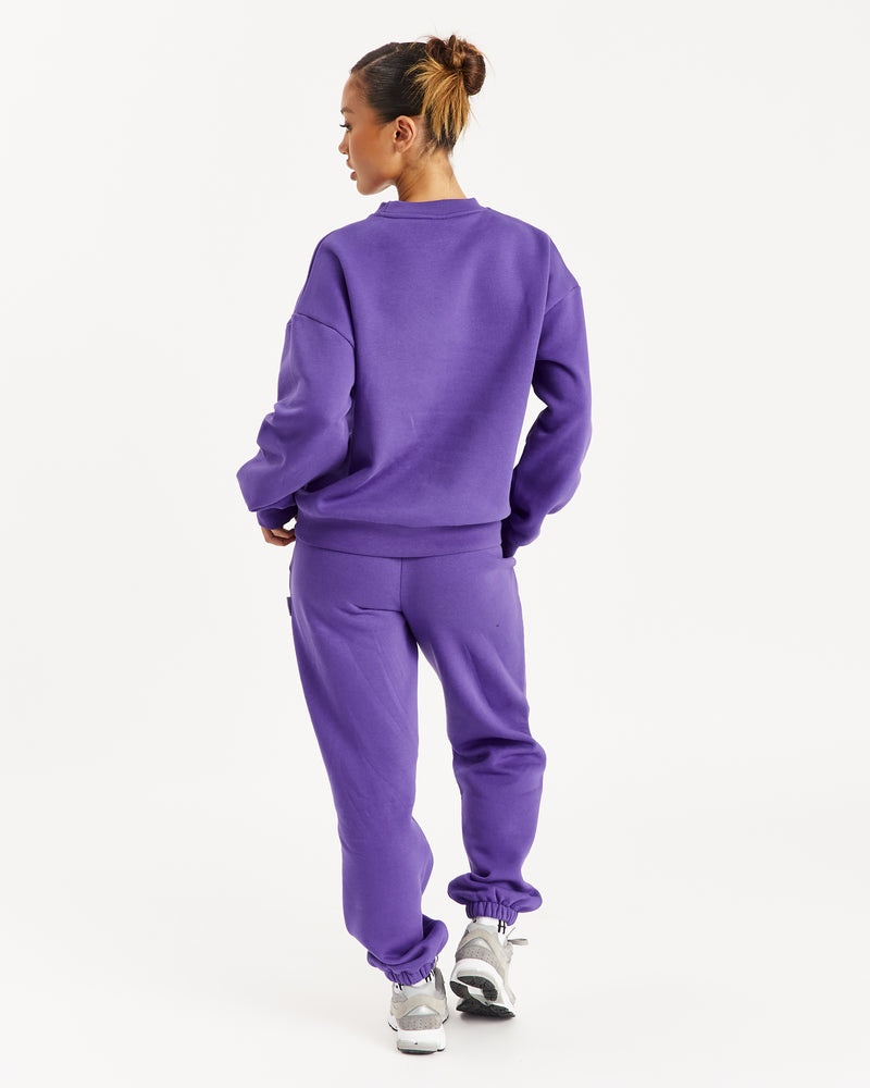 Women's Hoodrich OG Storm Joggers Purple | 53496-GCZD