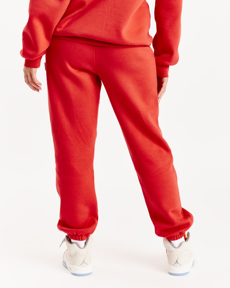 Women's Hoodrich OG Storm Joggers Red | 60724-SGBV