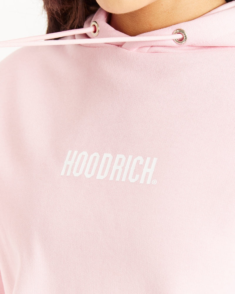 Women's Hoodrich OG Storm Logo Hoodie Pink | 36475-SJIU