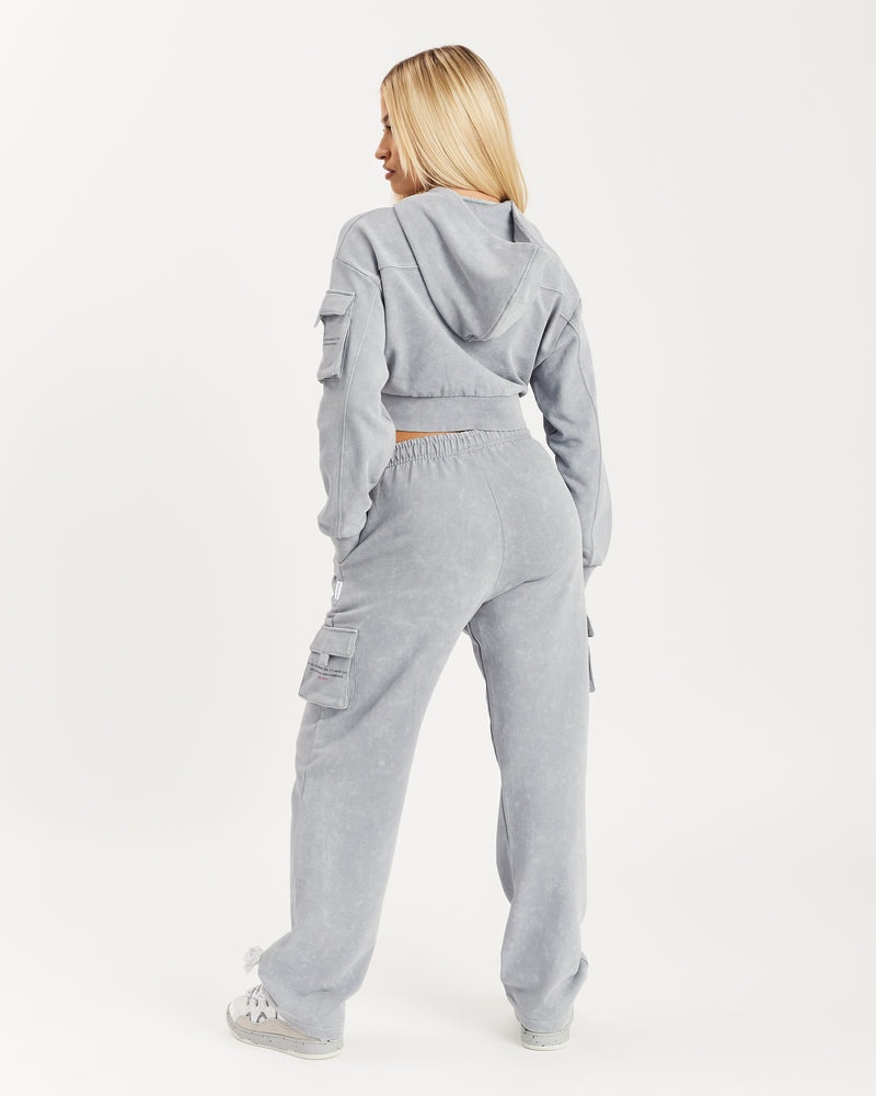 Women's Hoodrich Peak Open Hem Joggers Grey | 78295-BJCQ