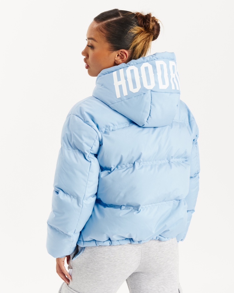 Women\'s Hoodrich Sienna Jackets Blue | 41397-IFLG